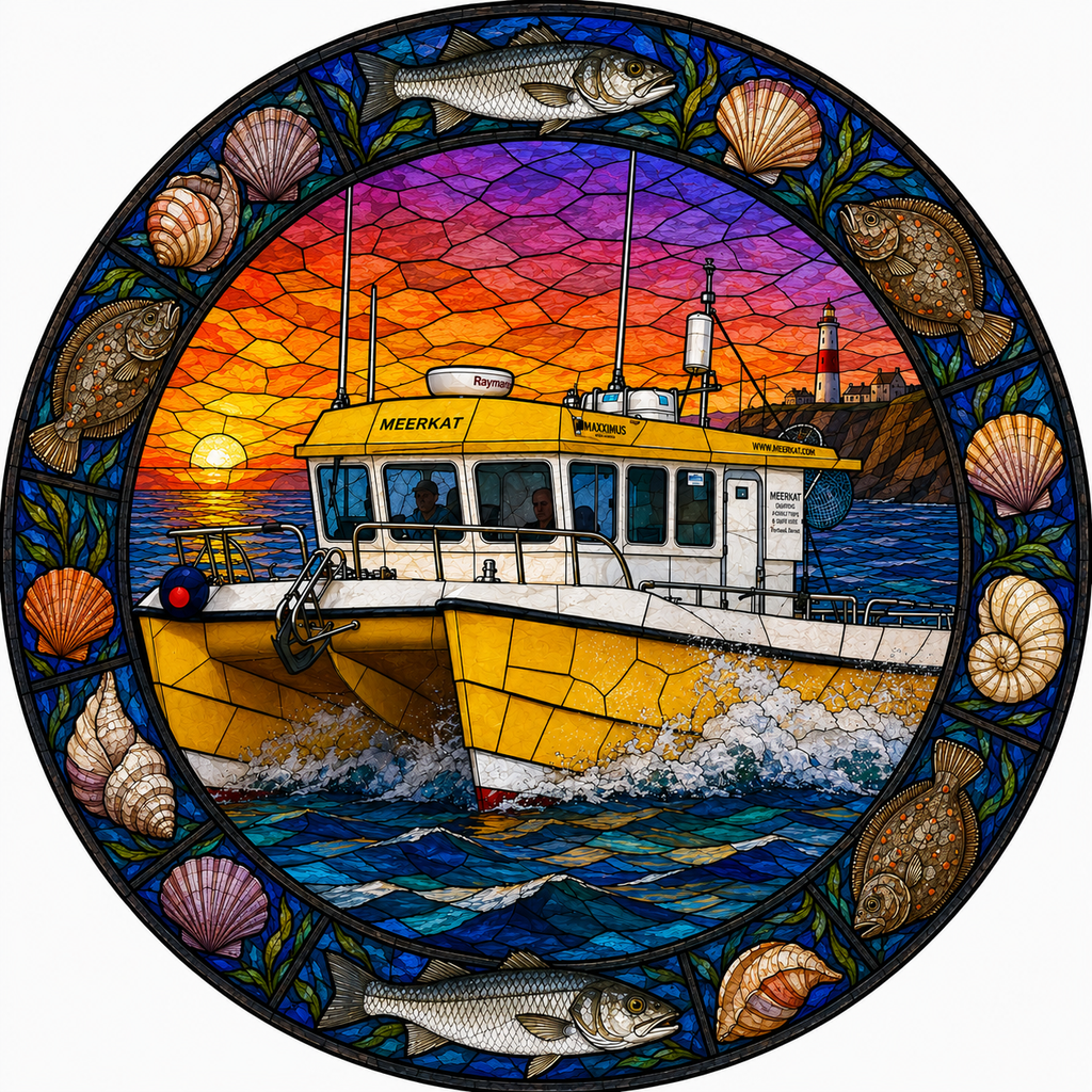 "Meerkat" Fishing Boat Sun Catcher