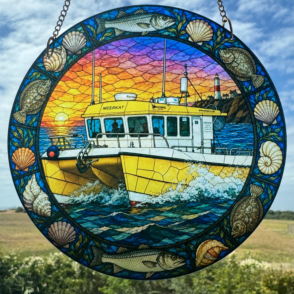 "Meerkat" Fishing Boat Sun Catcher
