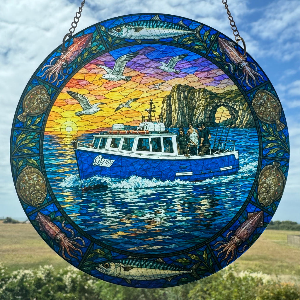 "Gypsy" Fishing Boat Sun Catcher