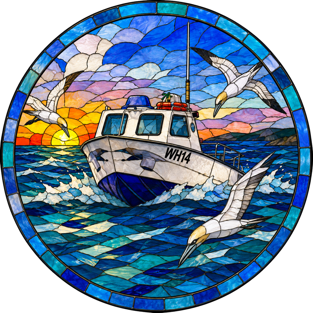 "Spirit" Fishing Boat Sun Catcher