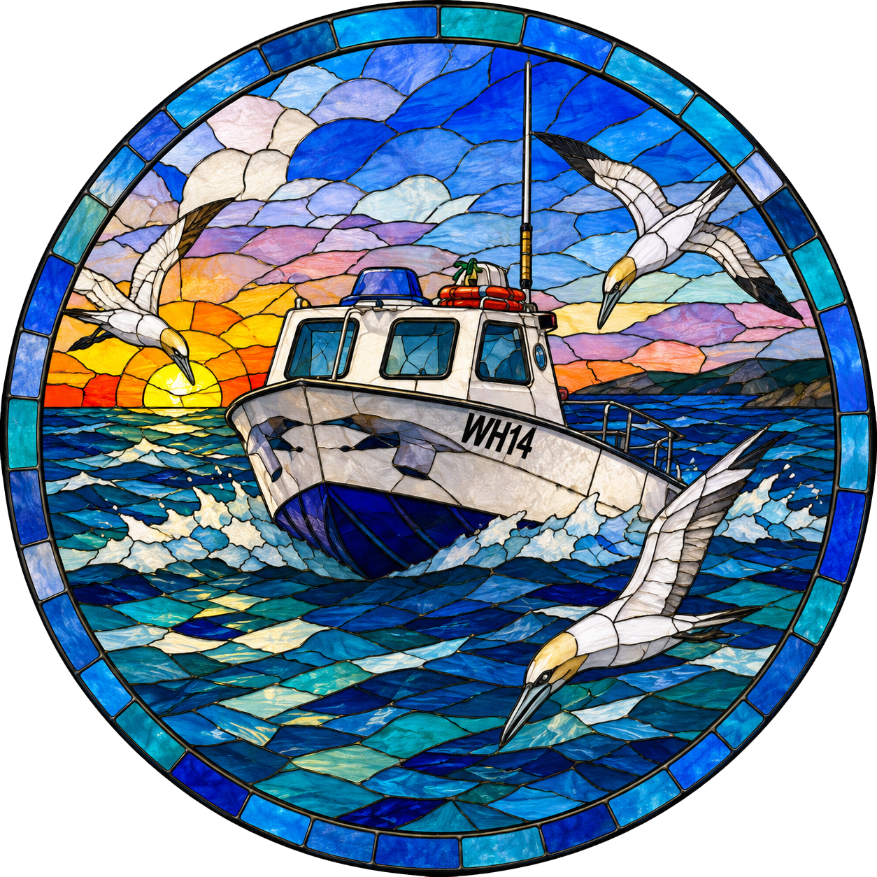"Spirit" Fishing Boat Sun Catcher